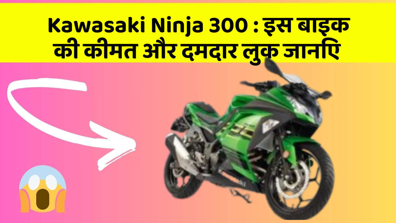 Kawasaki Ninja 300: इस बाइक की कीमत और दमदार लुक जानिए