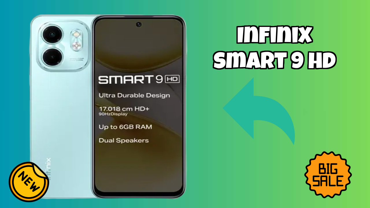 Infinix Smart 9 HD Battery Life: 5000 MAh Charging Speed