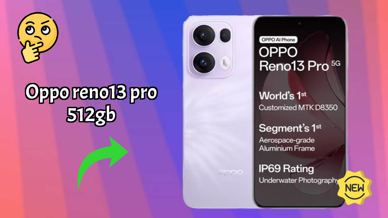 OPPO Reno13 Pro 512GB Display Technology: 6.83 Inches (17.35 Cm) Screen