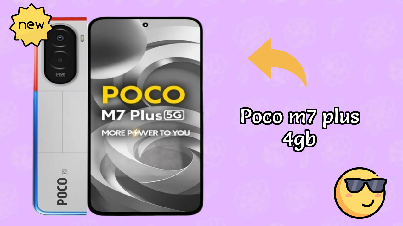 POCO M7 Plus 4GB Display Size: 6.9 Inches (17.53 Cm) Screen Quality