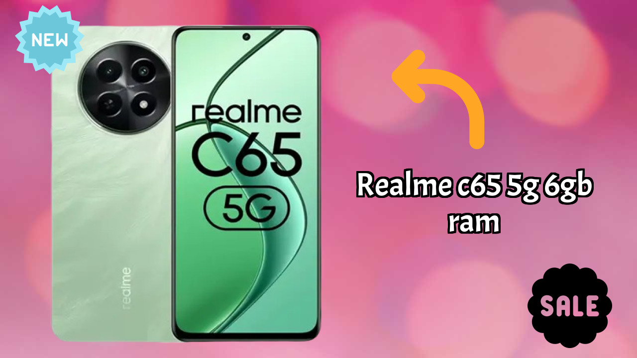 Realme C65 5G 6GB RAM Display Size: 6.67 Inches (16.94 Cm) Screen Review