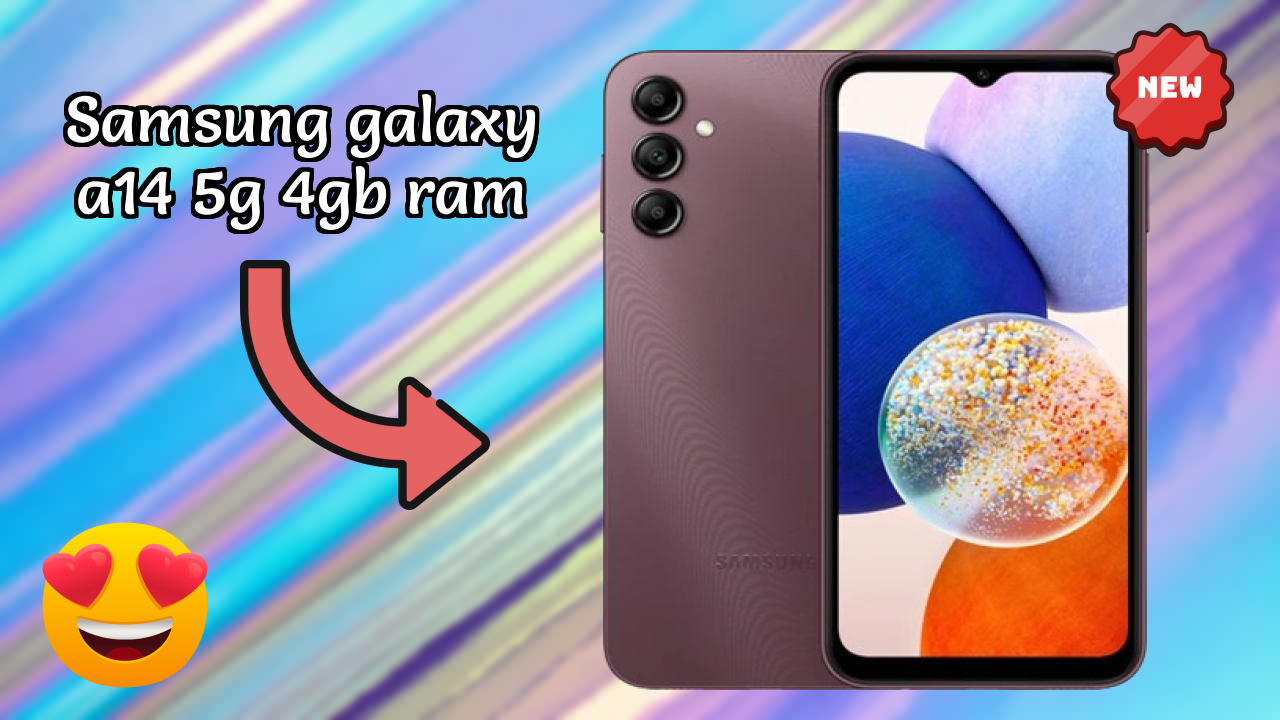 Samsung Galaxy A14 5G 4GB RAM Battery Life: 5000 MAh Charging Speed